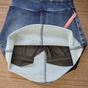 Classic Skort  Blue Denim  Pull-on Back Pockets With Stretch  Size 3